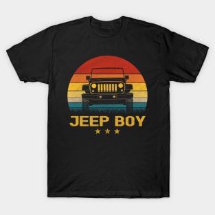 Vintage Jeep Jeep Boy Jeep men Jeeps Lover T-Shirt